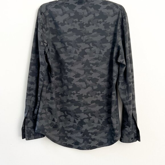 lululemon athletica Gray Camo Button Down Shirt - Picture 7 of 7